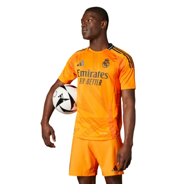 Real Madrid Away Kit 2024-25 Orange (Bd Premium) - Image 6