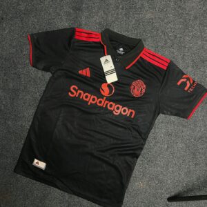 Manchester United 25/26 Jersey Black and red
