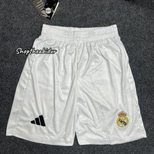 Real madrid white short pant
