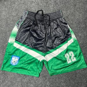 Bangladesh football short pant green and black