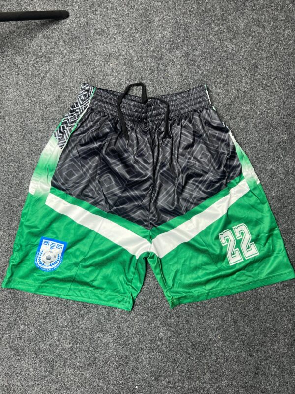 Bangladesh football short pant green and black